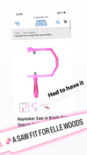 Cargar imagen en el visor de la galería, Haymaker Saw in Bright Pink, Special Edition