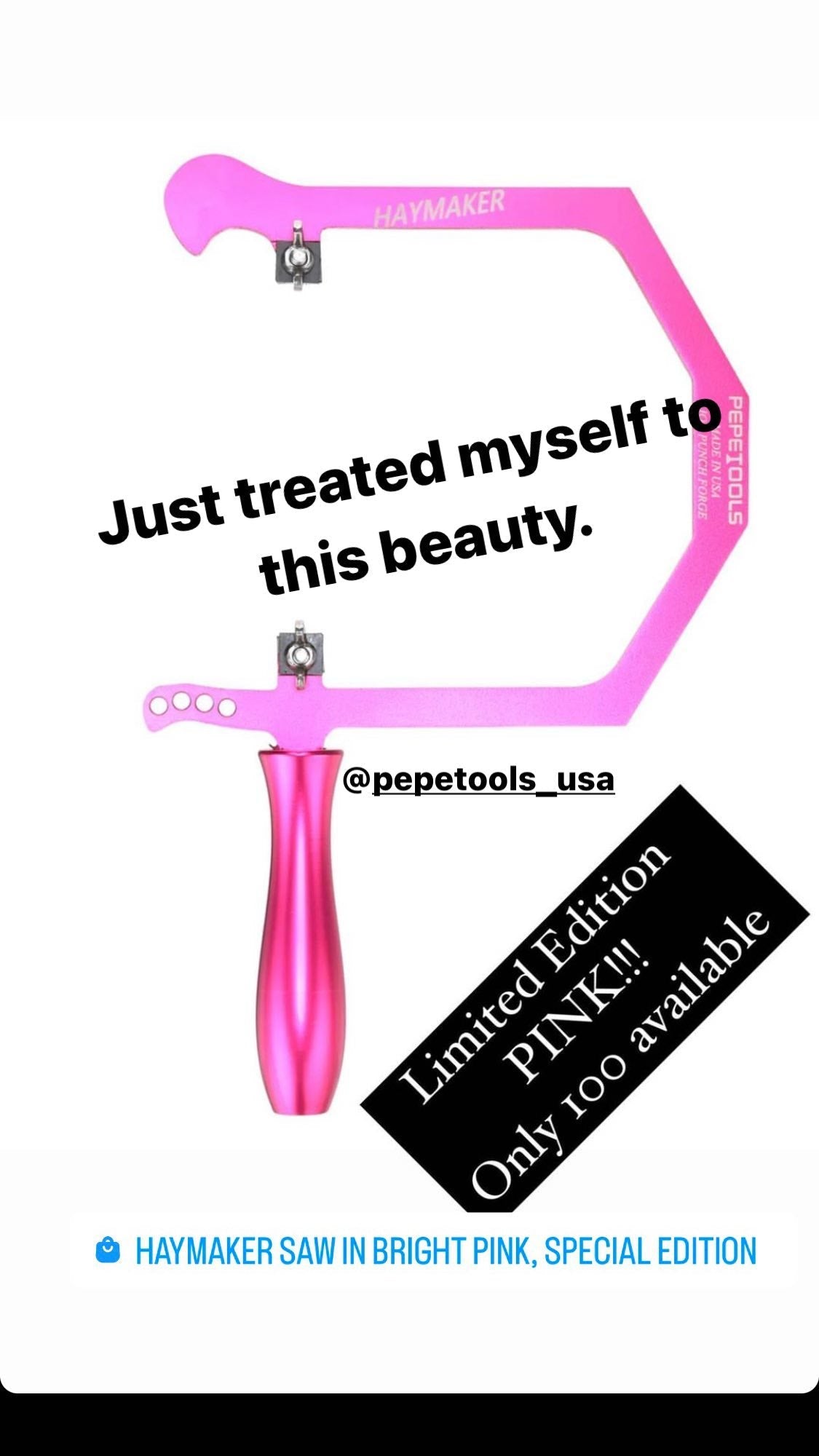 Haymaker Saw in Bright Pink, Special Edition - Clay Revolution
