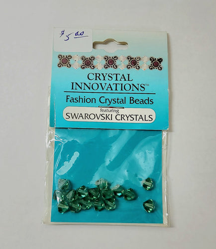 Swarovski Crystals Dark Green ~5mm