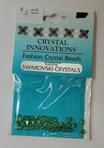 Cristales Swarovski Verde oscuro ~3,5 mm