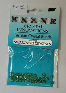 Swarovski Crystals Dark Green ~3.5mm