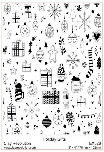Holiday Gifts Texture Sheet