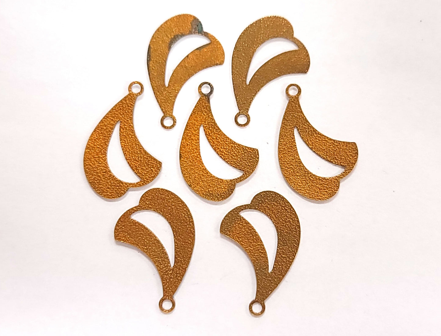 Brass Tassel Shaped Component - Clay Revolution