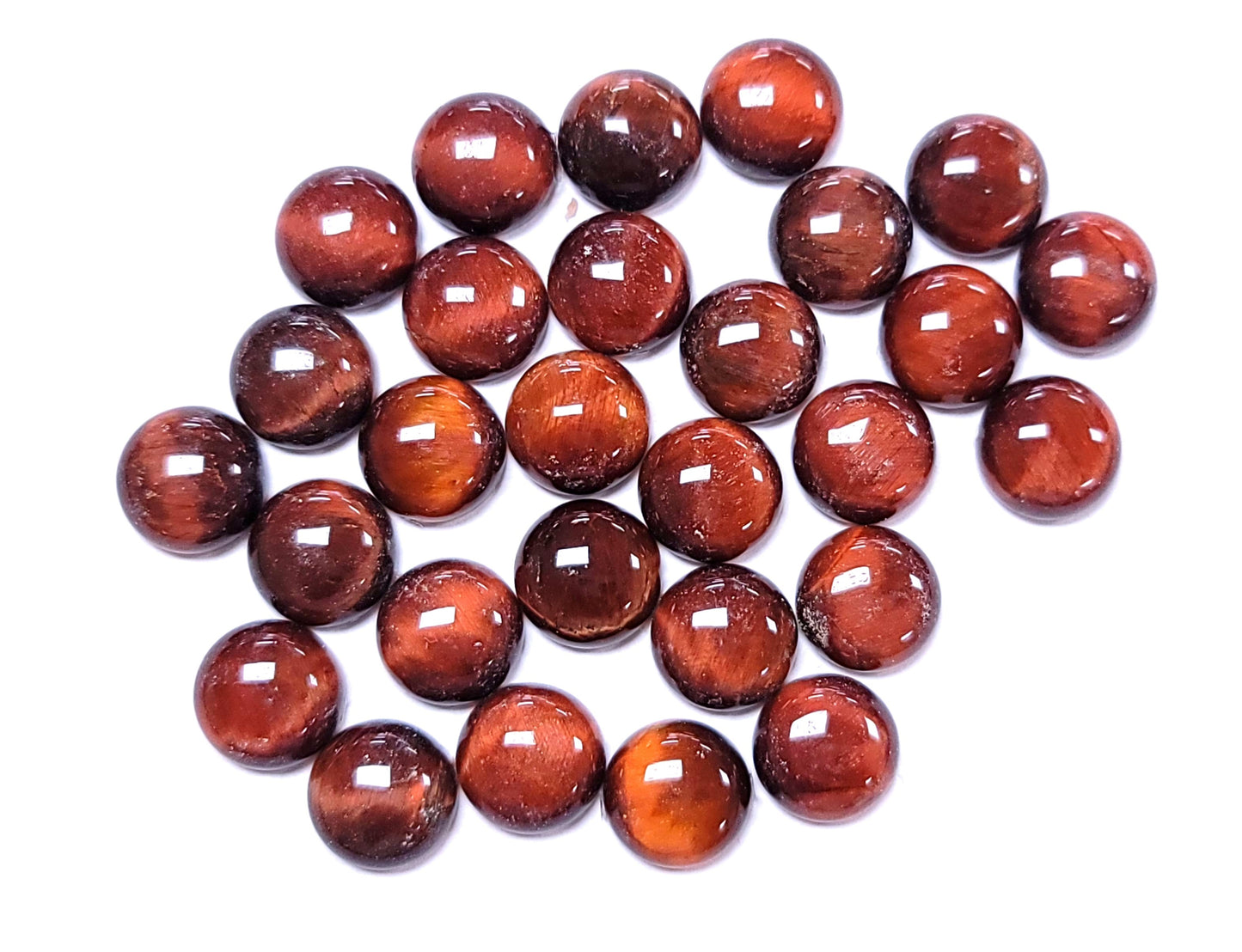 Red Tiger Eye Round Cabochon