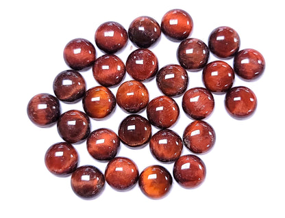 Red Tiger Eye Round Cabochon