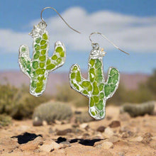 Laden Sie das Bild in den Galerie-Viewer, Tucson - Sunlit Oasis: Silver &amp; Resin Earrings with Carrie Story Feb 6, 2025 10:00-5:00