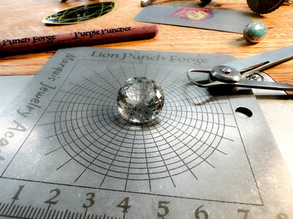 Circle pattern grid template (Stainless) - Clay Revolution