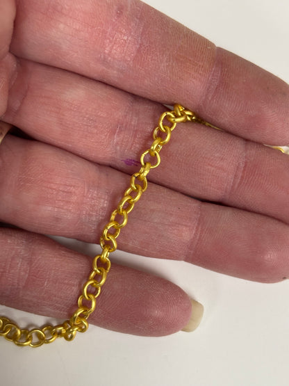 Chain: Gold-Plated Rolo 3mm