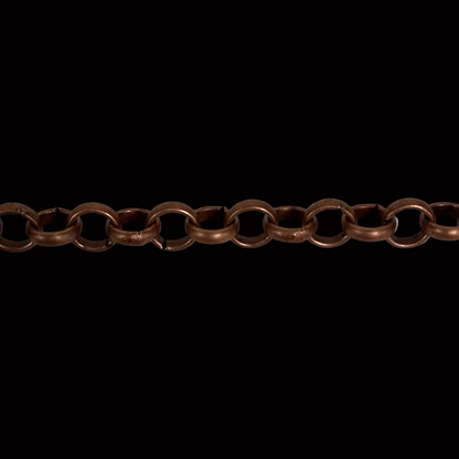 Chain: Copper-Plated Rolo 5mm