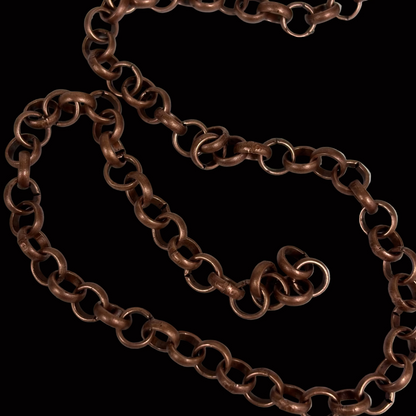 Chain: Copper-Plated Rolo 5mm
