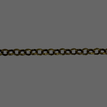Chain: Antique Bronze Rolo 3mm