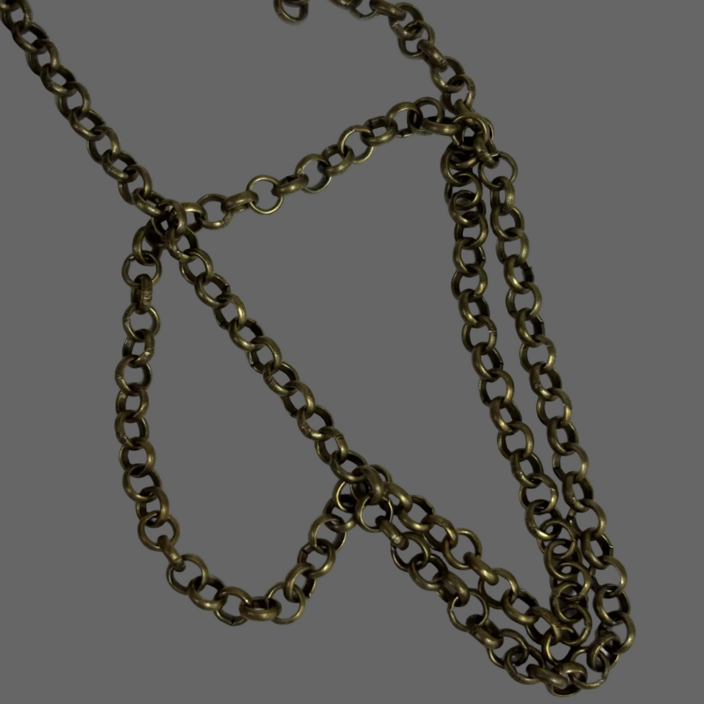Chain: Antique Bronze Rolo 3mm