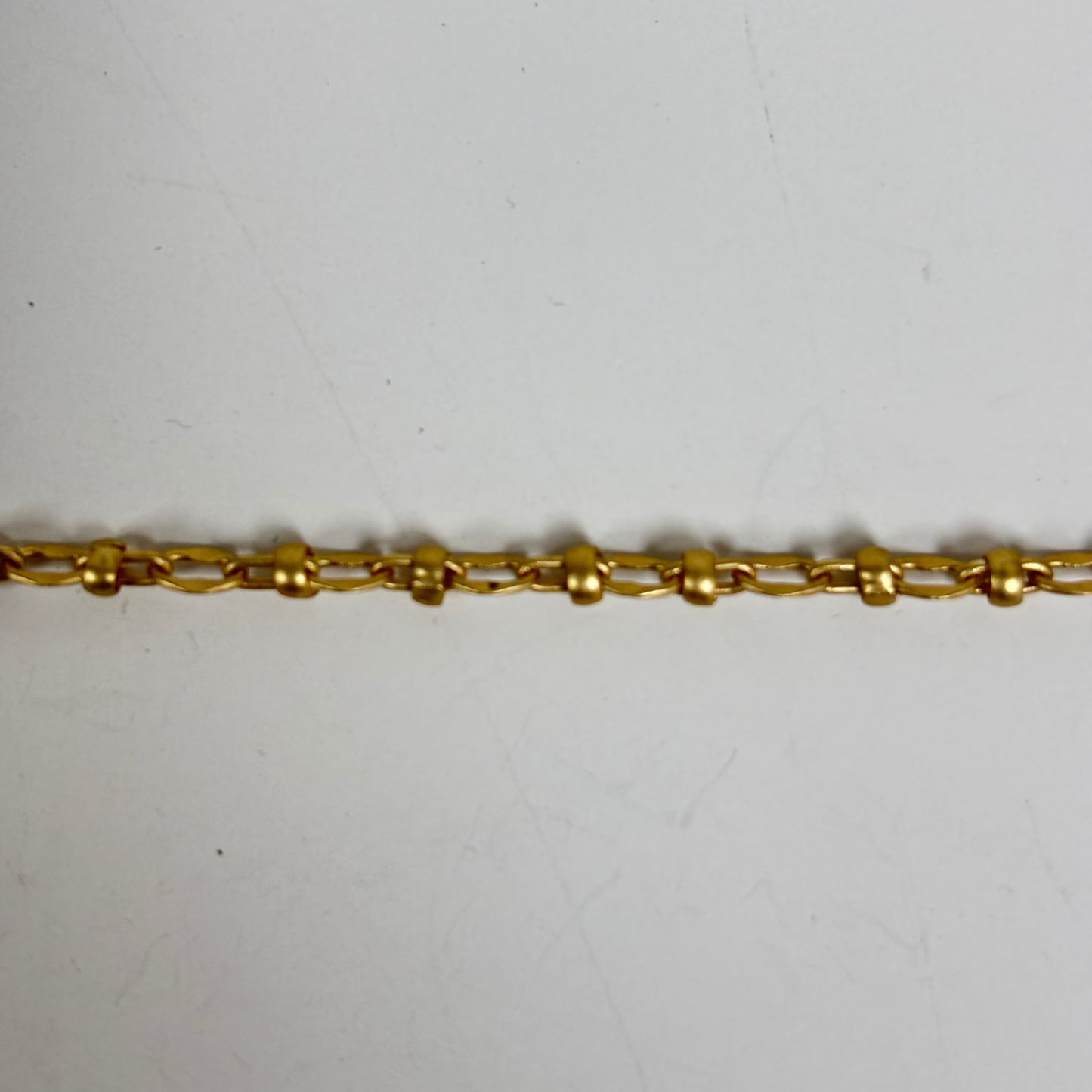 Chain: Matte Gold Plated Artisan Links