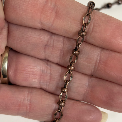 Chain: Antique Copper Plated Artisan Links