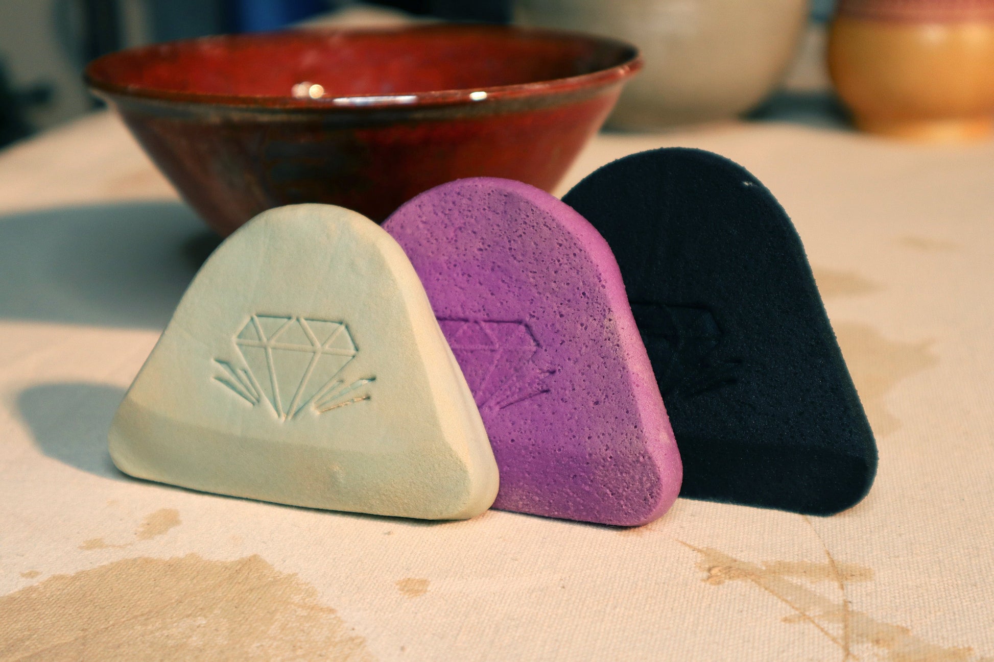 NEW!! 3-Piece Pottery Sponge Set 1 - Clay Revolution