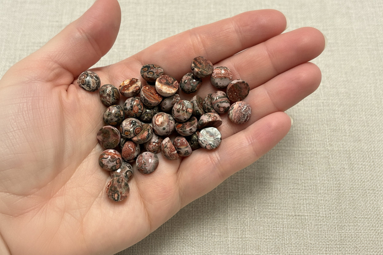 Leopard Skin Jasper 10mm Round