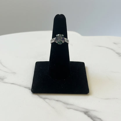 Mystic Topaz Ring .925 Silver