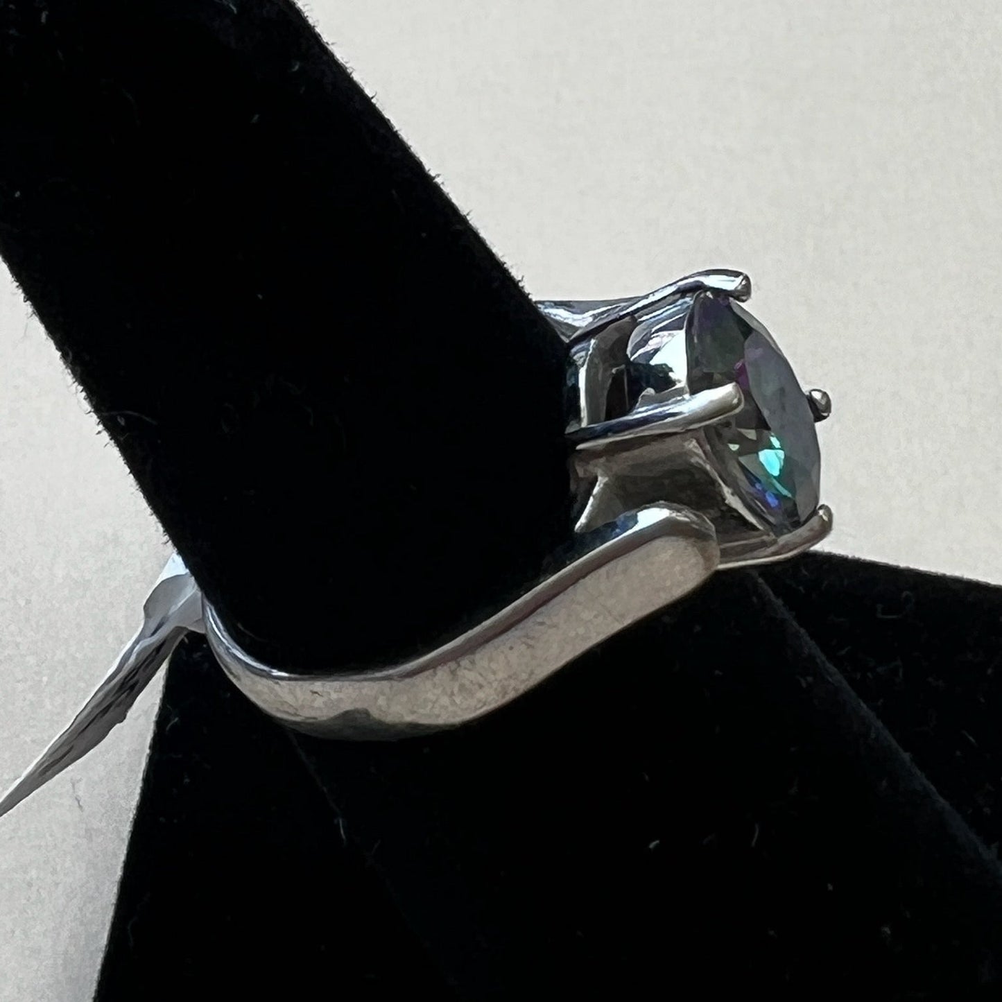 Mystic Topaz Ring .925 Silver