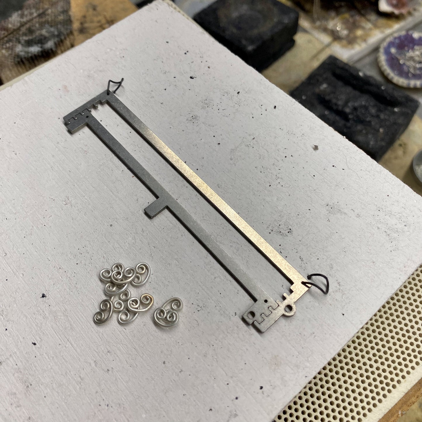 Soldering Stencils Adjustable Ring Band - Clay Revolution