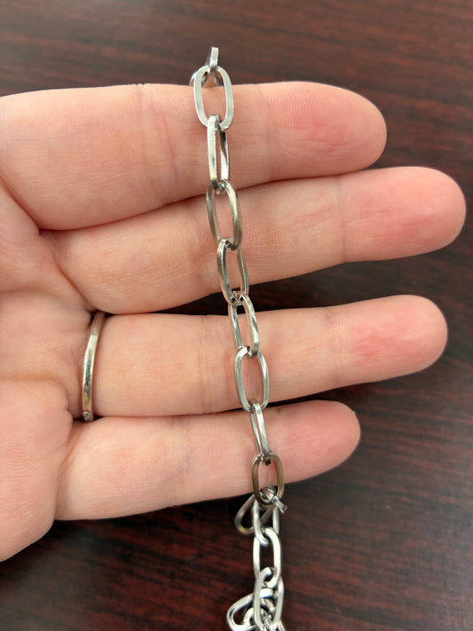 Chain: Stainless Steel Paperclip