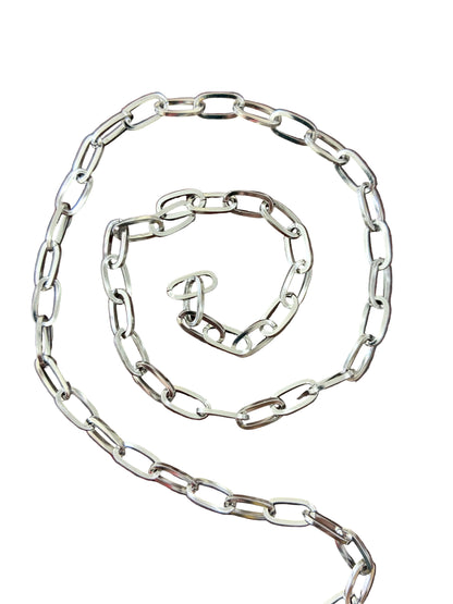 Chain: Stainless Steel Paperclip