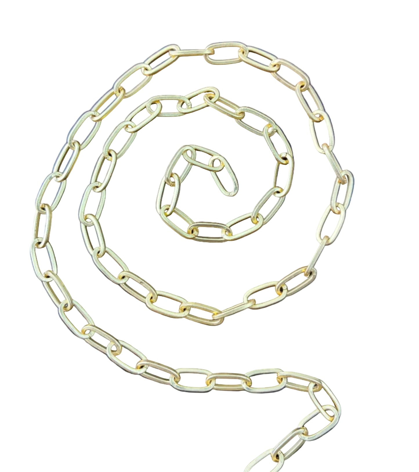 Chain: Gold-Plated Paperclip