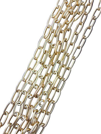 Chain: Gold-Plated Paperclip