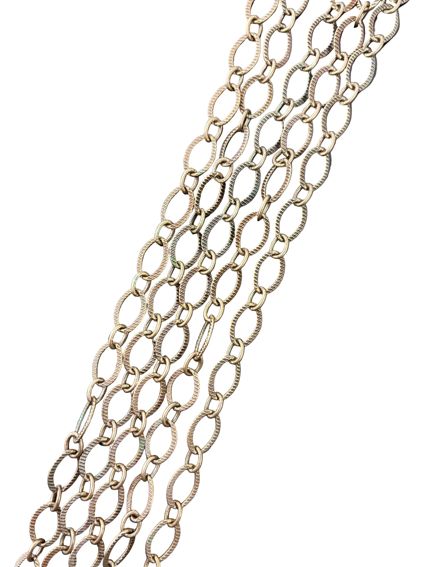 Chain: Copper-Plated Oval Link
