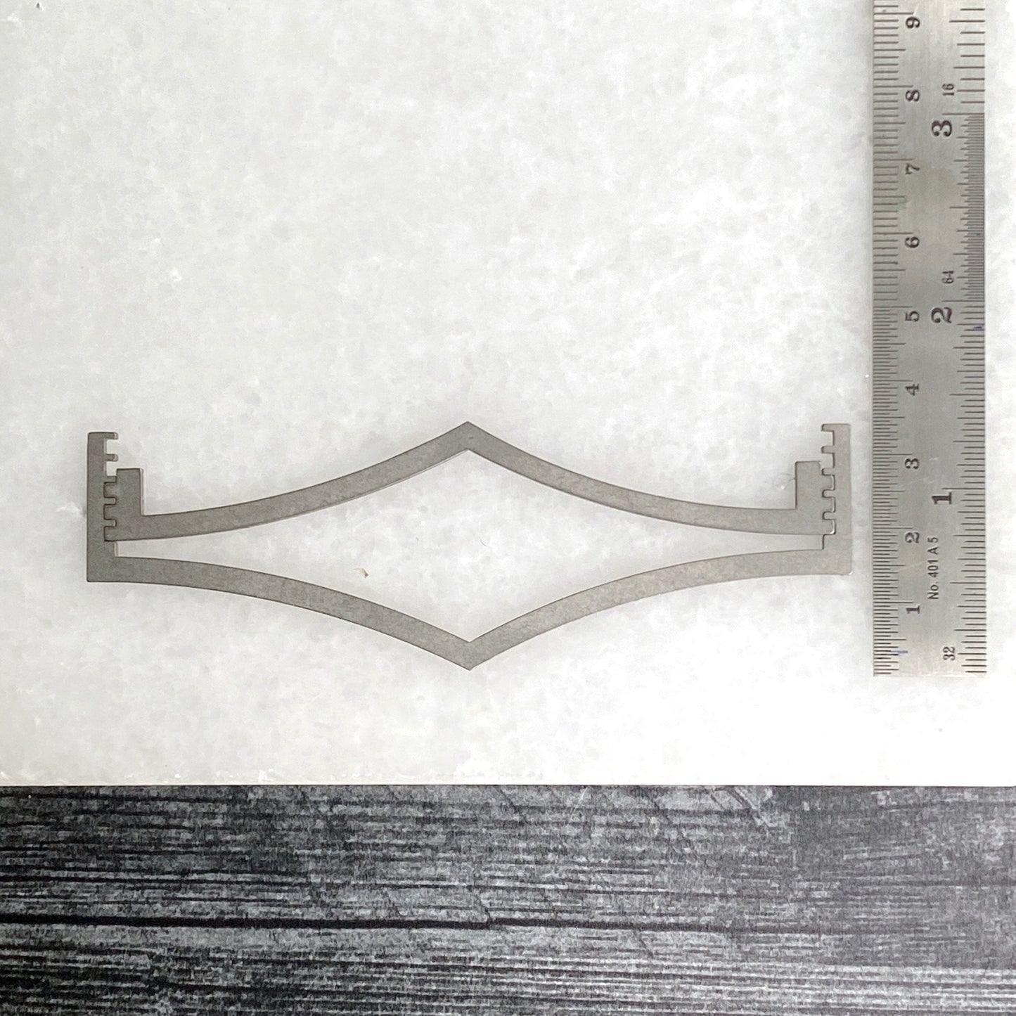 Steep Chevron Ring Band Soldering Stencils - Clay Revolution