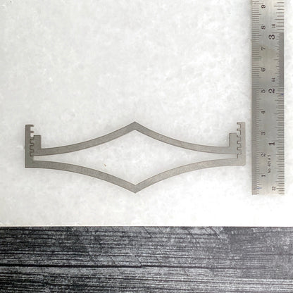 Steep Chevron Ring Band Soldering Stencils - Clay Revolution