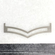 Cargar imagen en el visor de la galería, Steep Chevron Ring Band Soldering Stencils