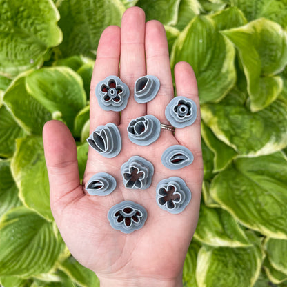 Mini Floral Cutter Pack (Pack of 10) - Clay Revolution