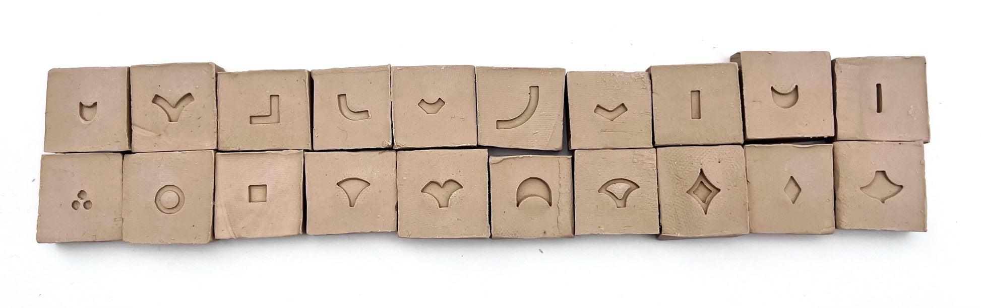 NEW!! Clay Impression Stamp Set 1 - Clay Revolution