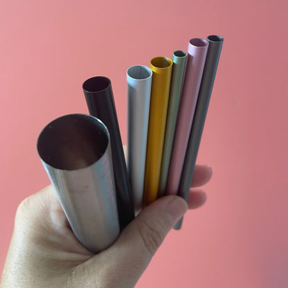 Metal Tube Forms for Huggie clay earrings, rings, hair twists, large hole beads - Clay Revolution