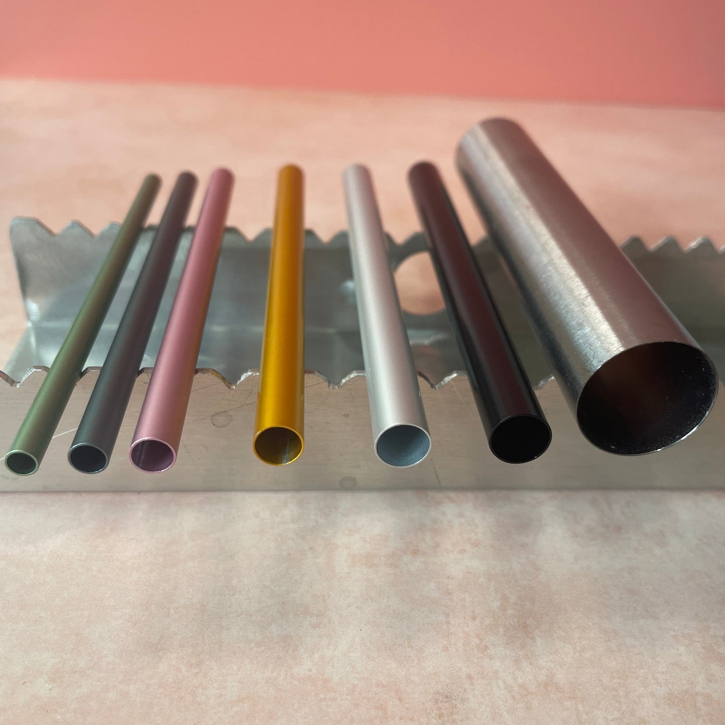 Metal Tube Forms for Huggie clay earrings, rings, hair twists, large hole beads - Clay Revolution