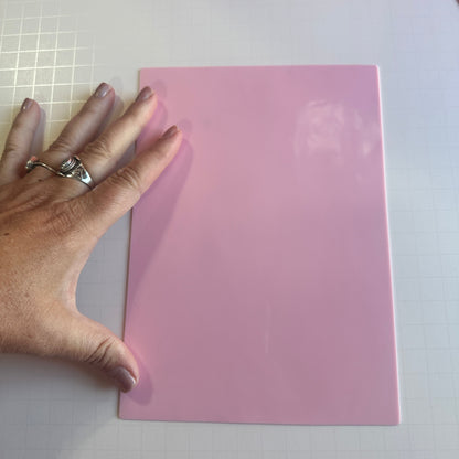Double-Sided Silicone Work Mat – 6x8 Inch for Polymer Clay, Mica work, Baking & UV Resin - Clay Revolution