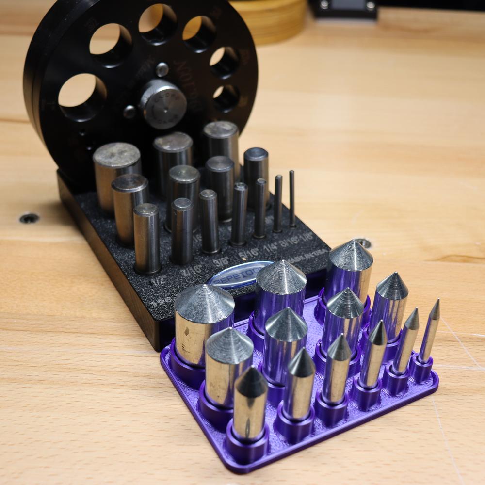 3D Printed Center Positioning Die Holder for Disc Cutter - Clay Revolution