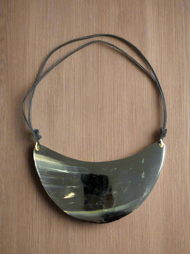 Horn Necklace Plate - Dark