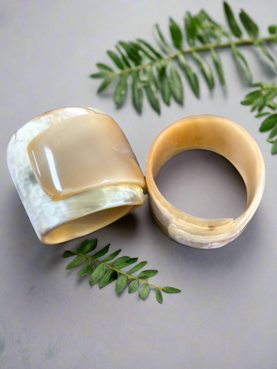 Horn Bangle Wrap Light