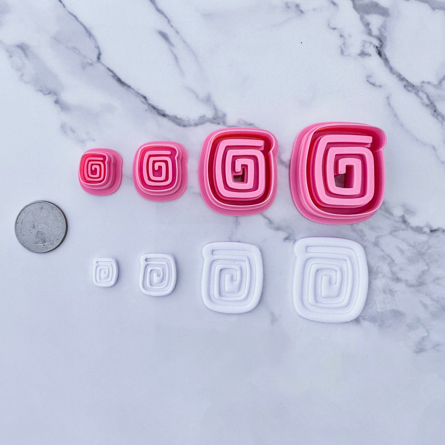 Square Swirl Cutters - Clay Revolution