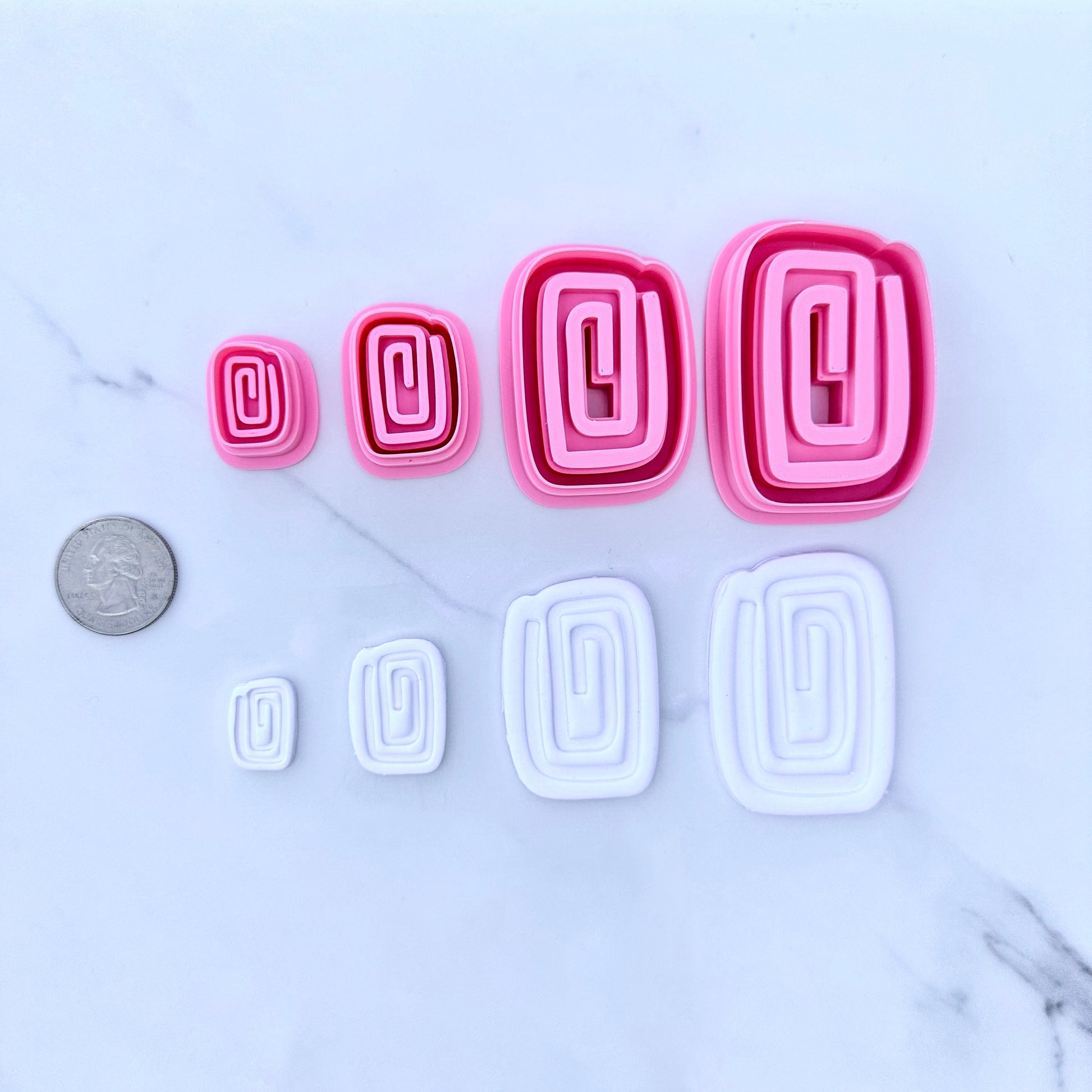 Rectangular Swirl Cutters - Clay Revolution