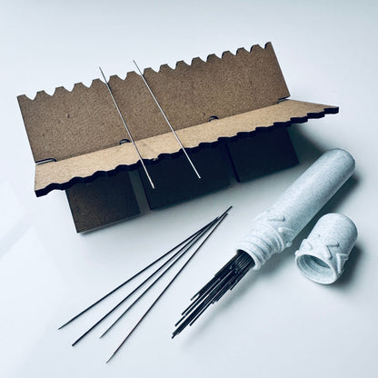 Bead Baking and Drying Rack MDF for clay, paper, and resin beads and earrings - Clay Revolution