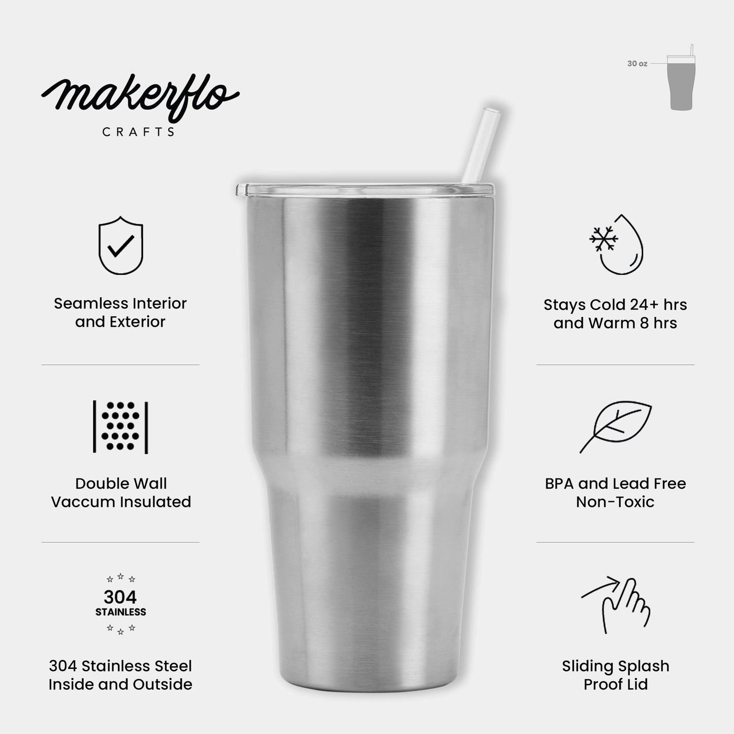 30oz Tumbler - Clay Revolution