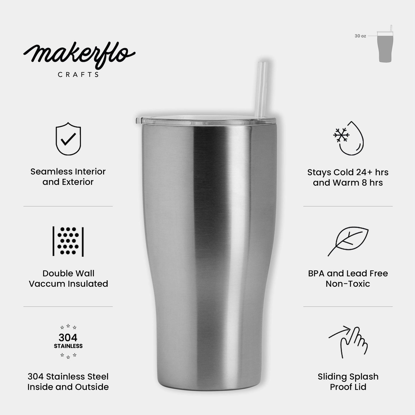 30oz Curve Tumbler - Clay Revolution
