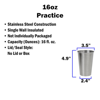 16oz Pencil Tumbler (pack of 10) - Clay Revolution