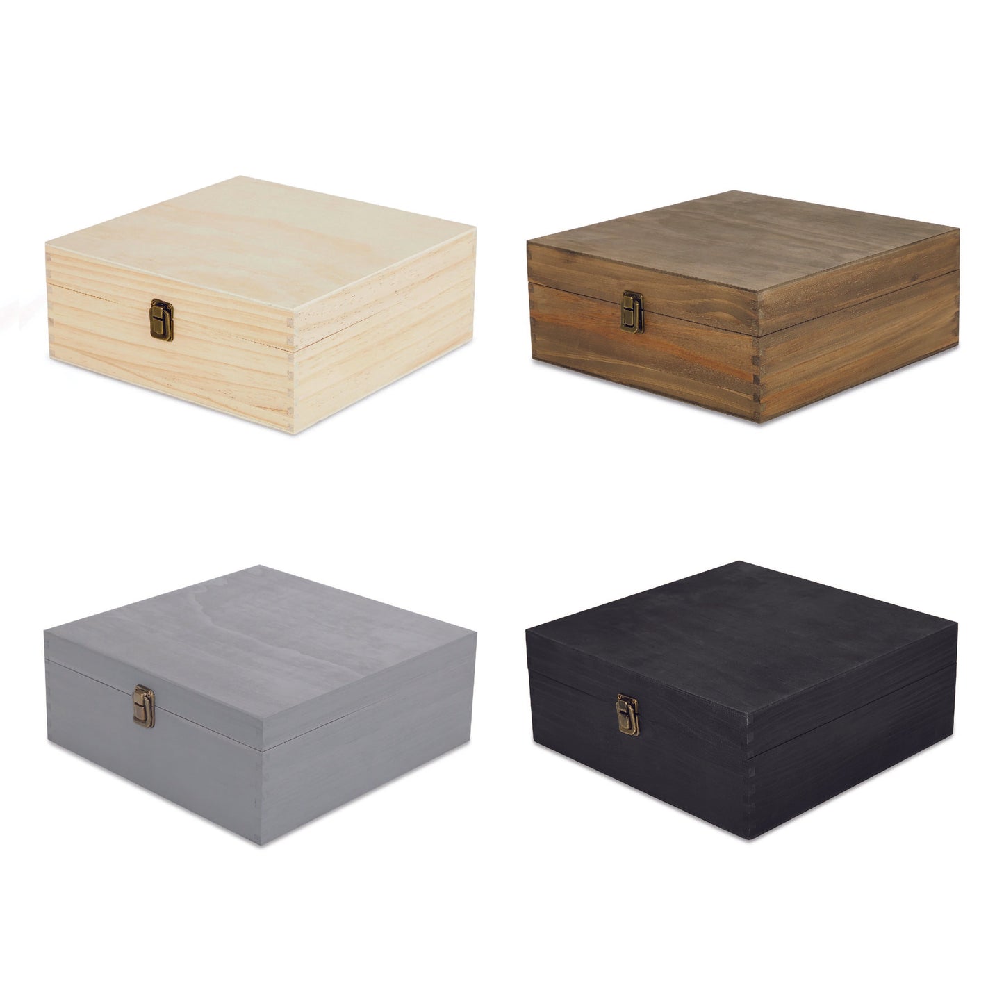 Wood Memory Boxes - Large Size - Clay Revolution