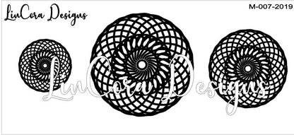 LinCora Mandala Texture Mat 007