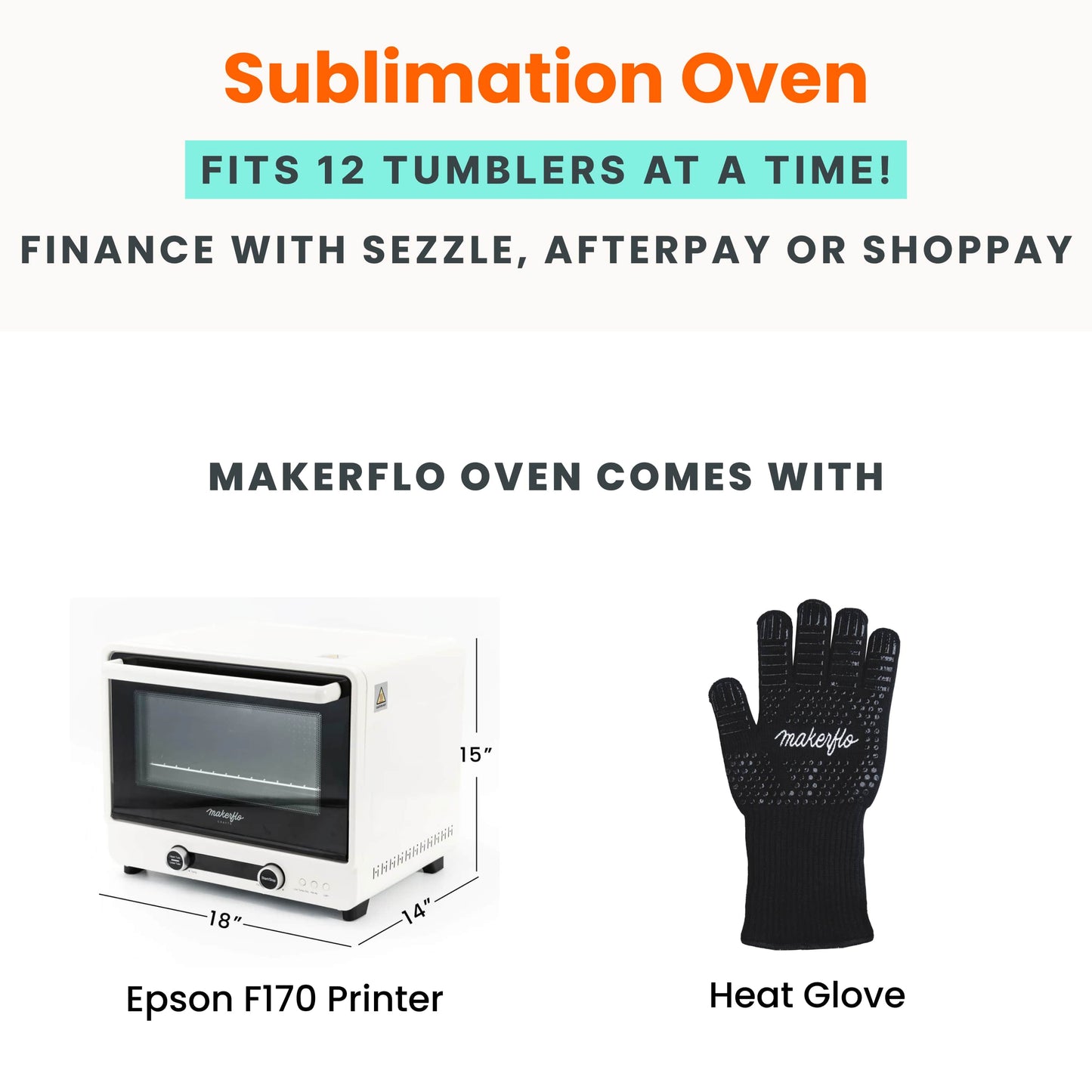 MakerFlo Sublimation Oven 40L - Clay Revolution