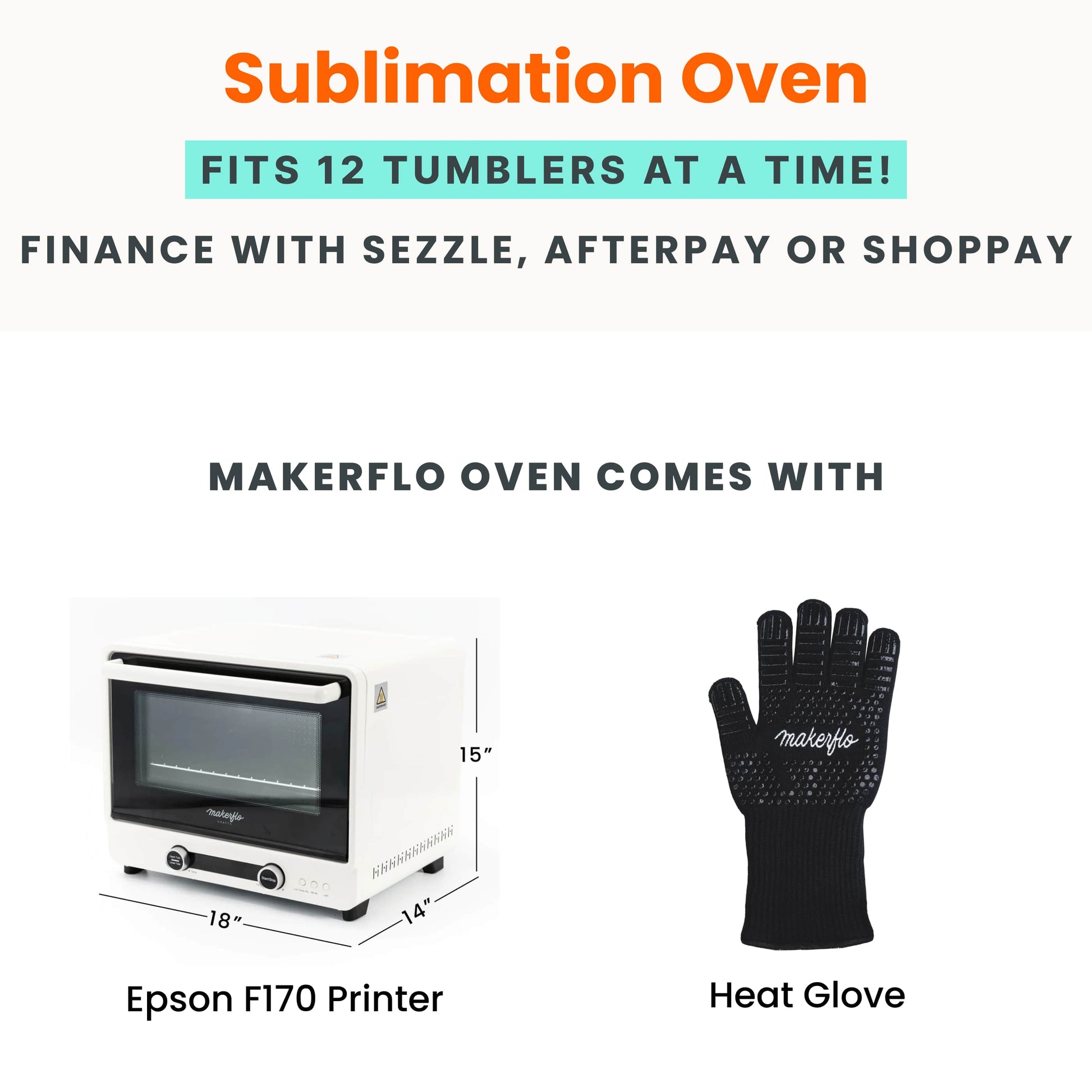 MakerFlo Sublimation Oven 40L - Clay Revolution
