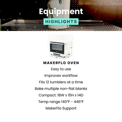 MakerFlo Sublimation Oven 40L - Clay Revolution